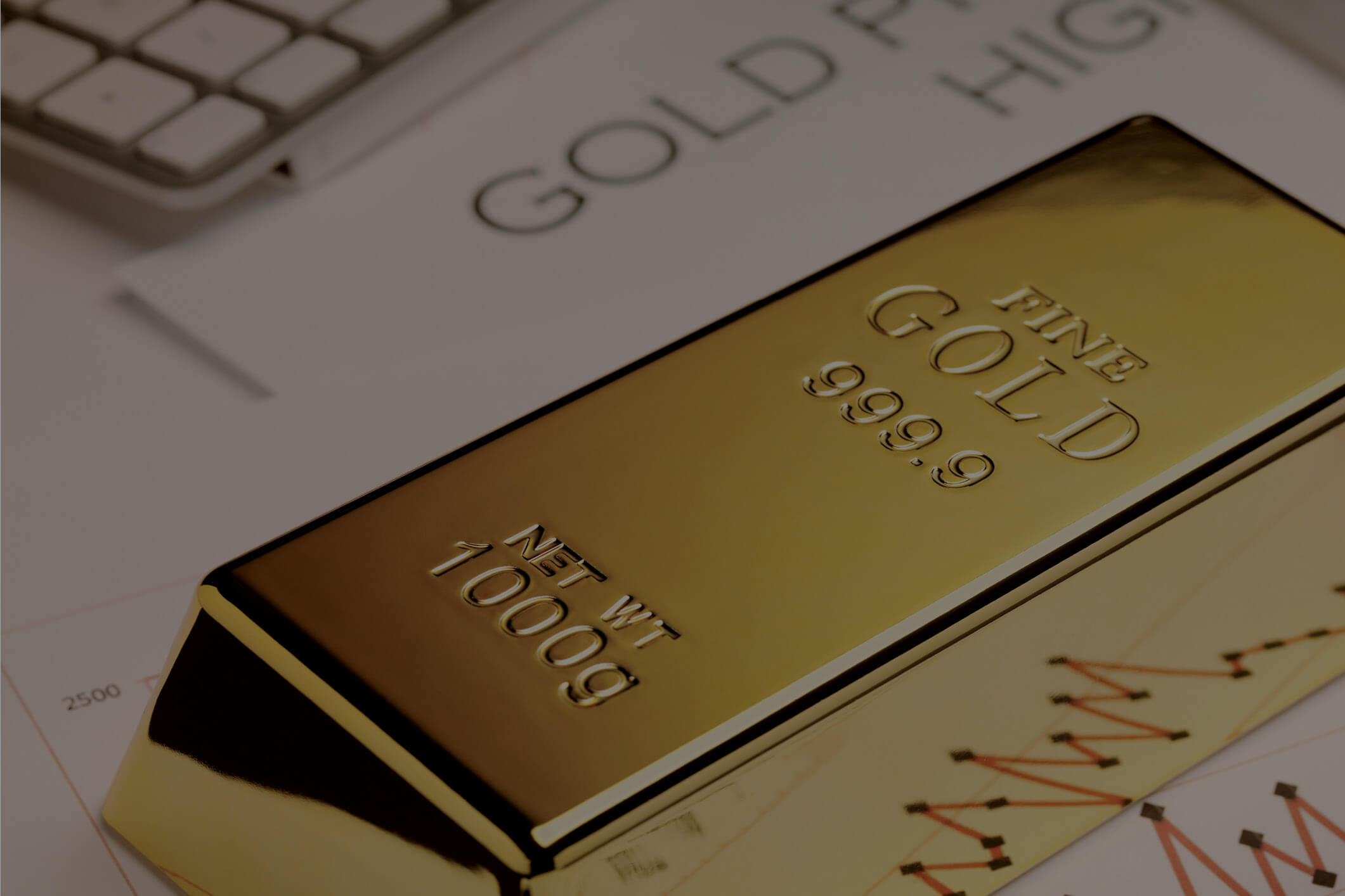 image of gold 1kg gold bar